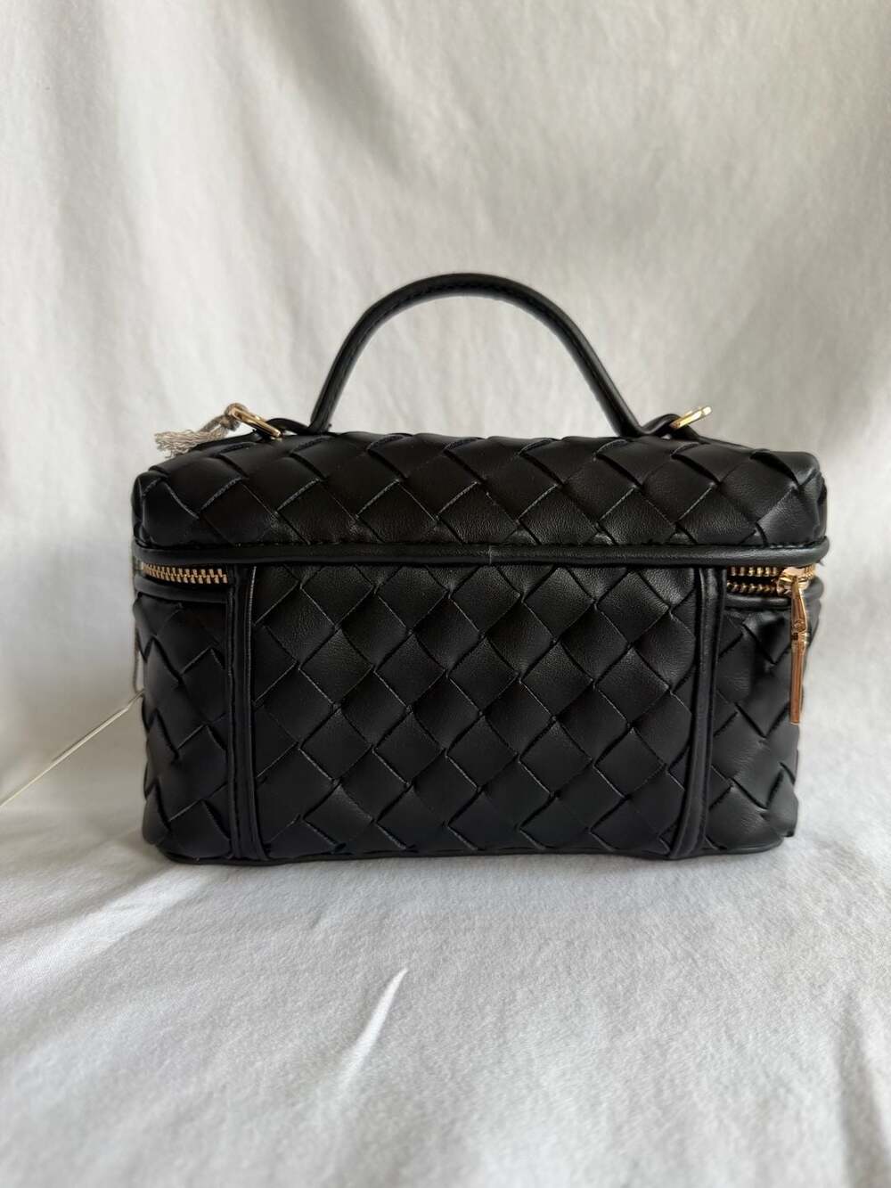 A New Day Woven Vanity Crossbody Bag Black - Picture 2 of 4